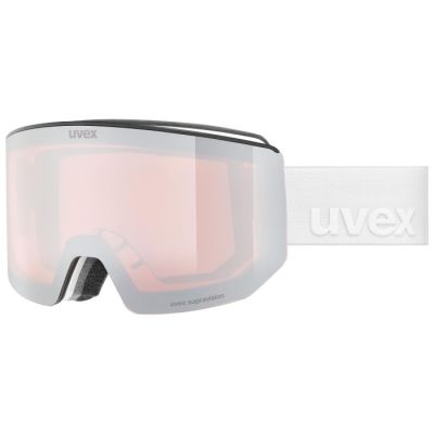 2. Uvex 5506651030 Winter Sports Goggles Mirror Unisex White Cylindrical (flat) lens