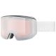 2. Uvex 5506651030 Winter Sports Goggles Mirror Unisex White Cylindrical (flat) lens