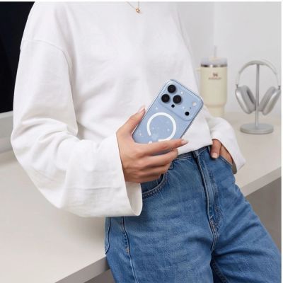 6. Tech-Protect FlexAir MagSafe Case for iPhone 17 Pro Max / 18 Pro Max - Clear Glitter