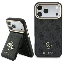 Guess 4G Case with MagSafe Wallet for iPhone 18 Pro Max / 17 Pro Max – Black