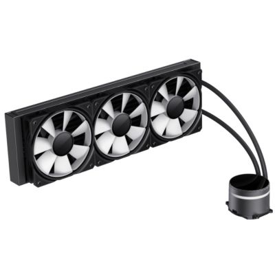 5. GameMax ICEBURG 360 INFINITY BK computer cooling system Processor All-in-one Liquid Cooler 12 cm Black 1 pc.