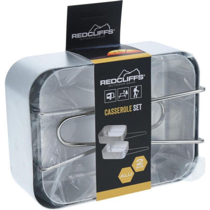 6. REDCLIFFS ALUMINUM CASSEROLE TIN 2-PIECE