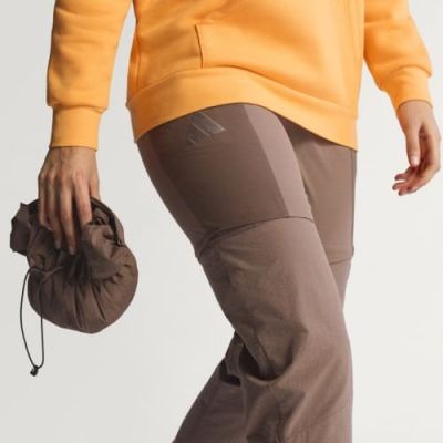7. adidas TERREX Xperior 2.5L Hybrid Primeknit Climaproof Jacket for women – Trace Brown, size: M