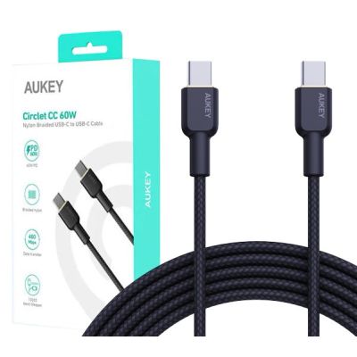 AUKEY CB-NCC2 USB-C QC PD CABLE 1.8M 3A 60W NYLON