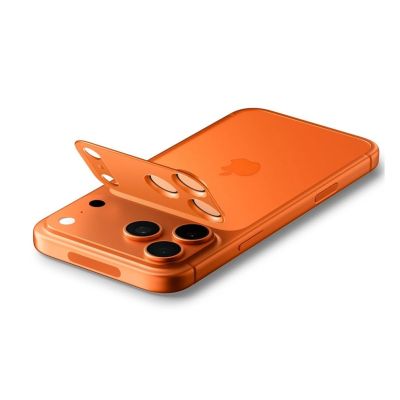 4. Spigen Optik Pro XL Camera Lens Glass for iPhone 17 Pro - Orange