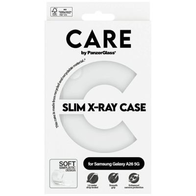 4. CARE by PanzerGlass Fashion X-Ray Case for Samsung Galaxy A26 5G - Transparent
