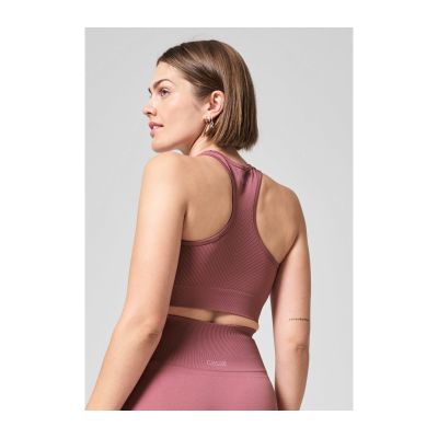 4. CASALL Essential Block Seamless Sport Top Pink
