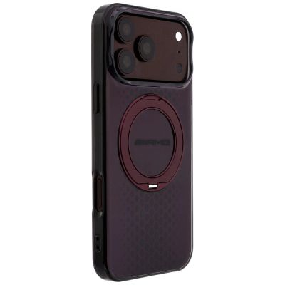 4. Mercedes AMG IML Double Layer Urban Line with Ring Stand MagSafe case for iPhone 18 Pro Max / 17 Pro Max - burgundy