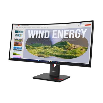 15. Lenovo ThinkVision T34WD-40 64AEGAT1EU_D LED display monitor 86.4cm (34") 3440 x 1440 px Wide Quad HD Black
