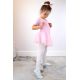 10. Leather ballet shoes with white elastic bands Jr Nazo