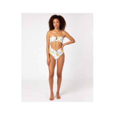 6. RIP CURL Always Summer Bandeau Bikini Top, White