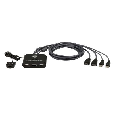ATEN CS22HF KVM Switch Black
