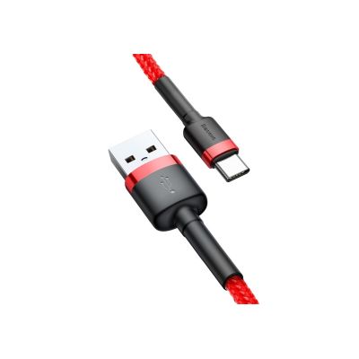 5. Baseus Cafule CATKLF-A09 Cable (USB 2.0 - USB Type-C; 0.50m; red)