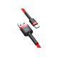 5. Baseus Cafule CATKLF-A09 Cable (USB 2.0 - USB Type-C; 0.50m; red)