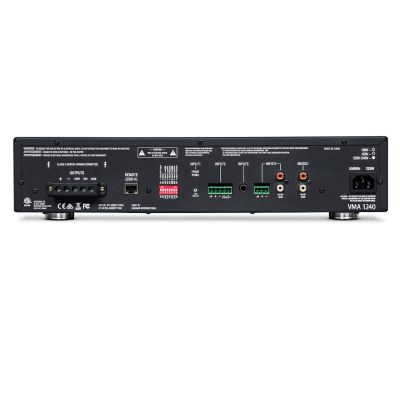 JBL VMA 1240 - Single-channel mixing amplifier, 5 x input, 70V/100V, USB/Bluetooth player