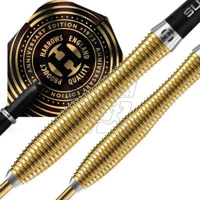 3. Harrows V-Wing 90% 50th Anniversary Edition steeltip darts