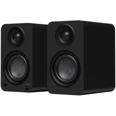 3. Kanto Audio YU4 – 140W Active Bluetooth / Phono Speakers – Matte Black (Pair)