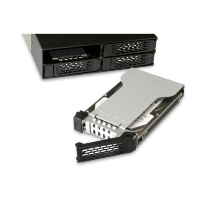 2. Icy Dock MB991TRAY-B drive bay panel Black, Silver