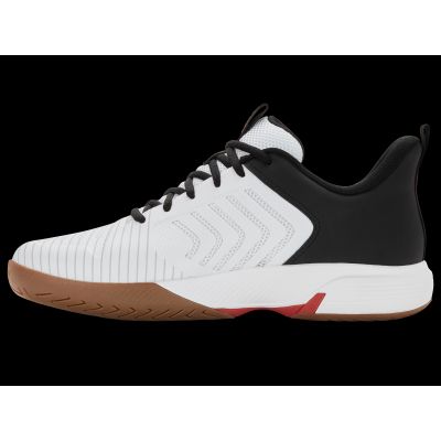 5. K-swiss ULTRASHOT TR INDR WHITE/BLACK/HIGH RISK RED-M sneakers (04602-153-M)