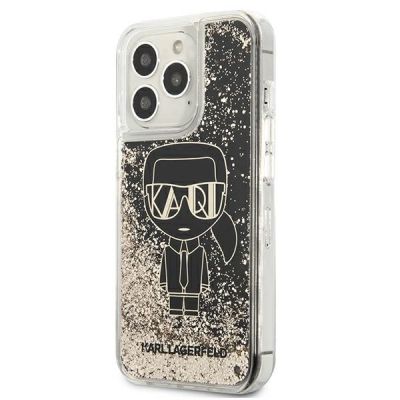 2. Karl Lagerfeld Liquid Glitter Gatsby Case for iPhone 13 Pro Max - Black