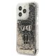 2. Karl Lagerfeld Liquid Glitter Gatsby Case for iPhone 13 Pro Max - Black