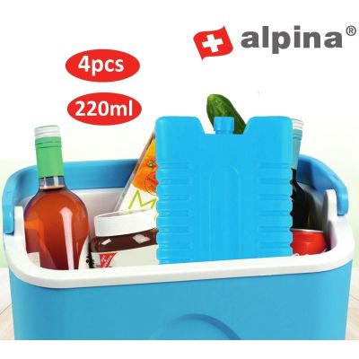 4. 4X220ML BLUE FRIDGE INSERT