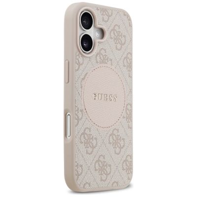 4. Guess 4G Circle Classic Logo MagSafe Case for iPhone 17 - Pink