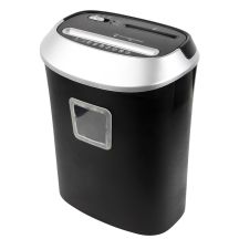 Activejet ASH-1201D shredder, P-3, 25 l, 5x38 mm shreds, 12 sheets, black and silver.