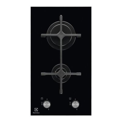7. Electrolux EGC3322NVK Cooktop Black Built-in Gas 2 Zone(s)