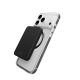 3. Puro Lite Mag TPU+PC Case Compatible with MagSafe for iPhone 17 Pro - Transparent with Black Ring