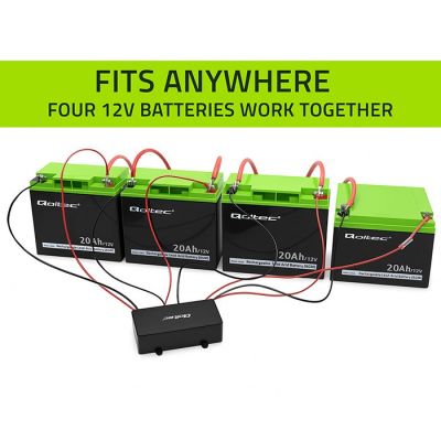 4. Qoltec 51098 48V voltage balancer for 4x12V | 10A | LiFePO4 AGM GEL batteries