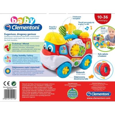 3. Clementoni Set - Truck for Children Eugene the Road Genius