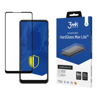 3mk HardGlass Max Lite Black Tempered Glass for Samsung Galaxy A21