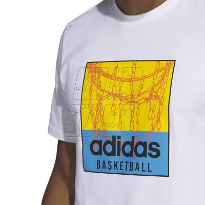 5. adidas Chain Net Basketball Graphic Tee M IC1861