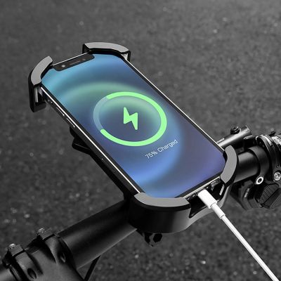 11. Rockbros 25210032001 Handlebar Phone Holder for Bikes - Black