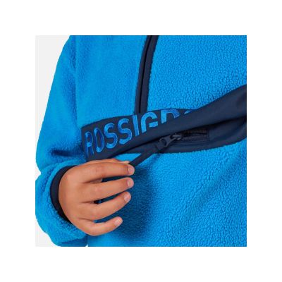5. ROSSIGNOL JR ALLTRACK ANORAK FLEECE children's sweatshirt blue