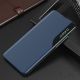 3. Eco Leather View Case, an elegant case with a flap and stand for iPhone 16e / 17e - blue