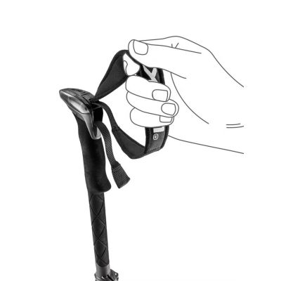 10. LEKI SHERPA FX trekking poles, 120-140cm black