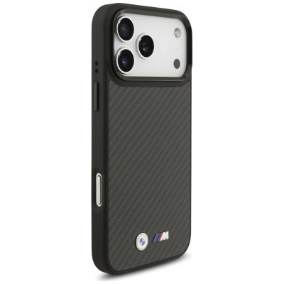 4. BMW M Kevlar Matt MagSafe Case for iPhone 17 Pro Max - Black