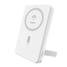 Dudao K14S+ 10000mAh 22.5W Magnetic Power Bank USB-A + USB-C Compatible with MagSafe with Stand - White