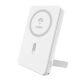 Dudao K14S+ 10000mAh 22.5W Magnetic Power Bank USB-A + USB-C Compatible with MagSafe with Stand - White