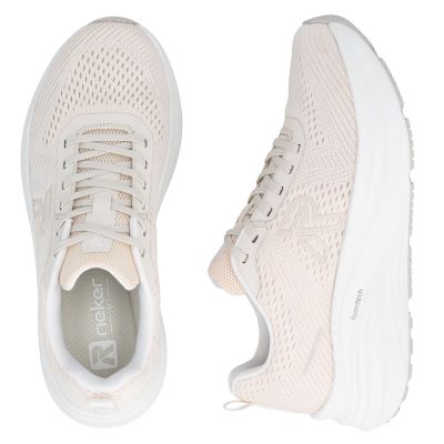 3. Beige women's platform sneakers Rieker W4101-60
