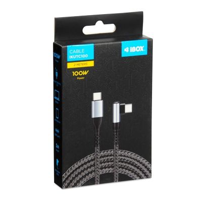 3. IBOX CABLE IKUTC100 USB-C PD100W 2M