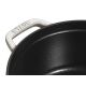 Round cast iron pot STAUB 40501-413-0 – White Truffle 5.2 l