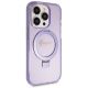 4. Guess Ring Stand Script Glitter MagSafe case for iPhone 13 Pro Max - purple