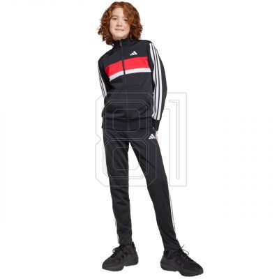4. adidas Seasonal Essentials Tiberio 3-Stripes Jr JC7519 tracksuit