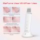 9. MAXGROOM M-169 ultrasonic cavitation peeling device with LED light therapy - white