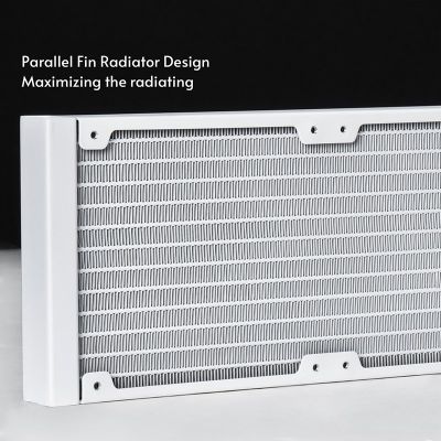 5. Chieftec Iceberg 360 RGB white water cooling