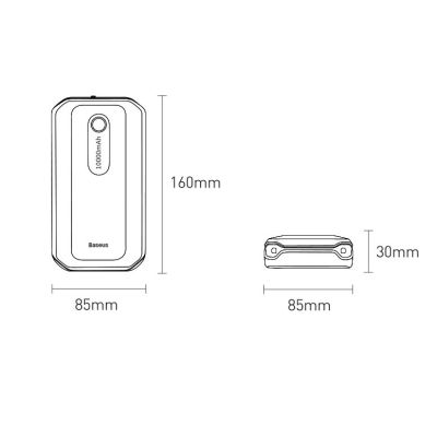 18. Baseus Power Bank Power Starter Jump Starter Booster 10000mAh 12V (1000A / 500A) + Crocodile Cables Black (CGNL020101)