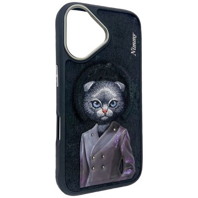 4. Nimmy Magnetic fashion cute pet MagSafe case for iPhone 16 - black